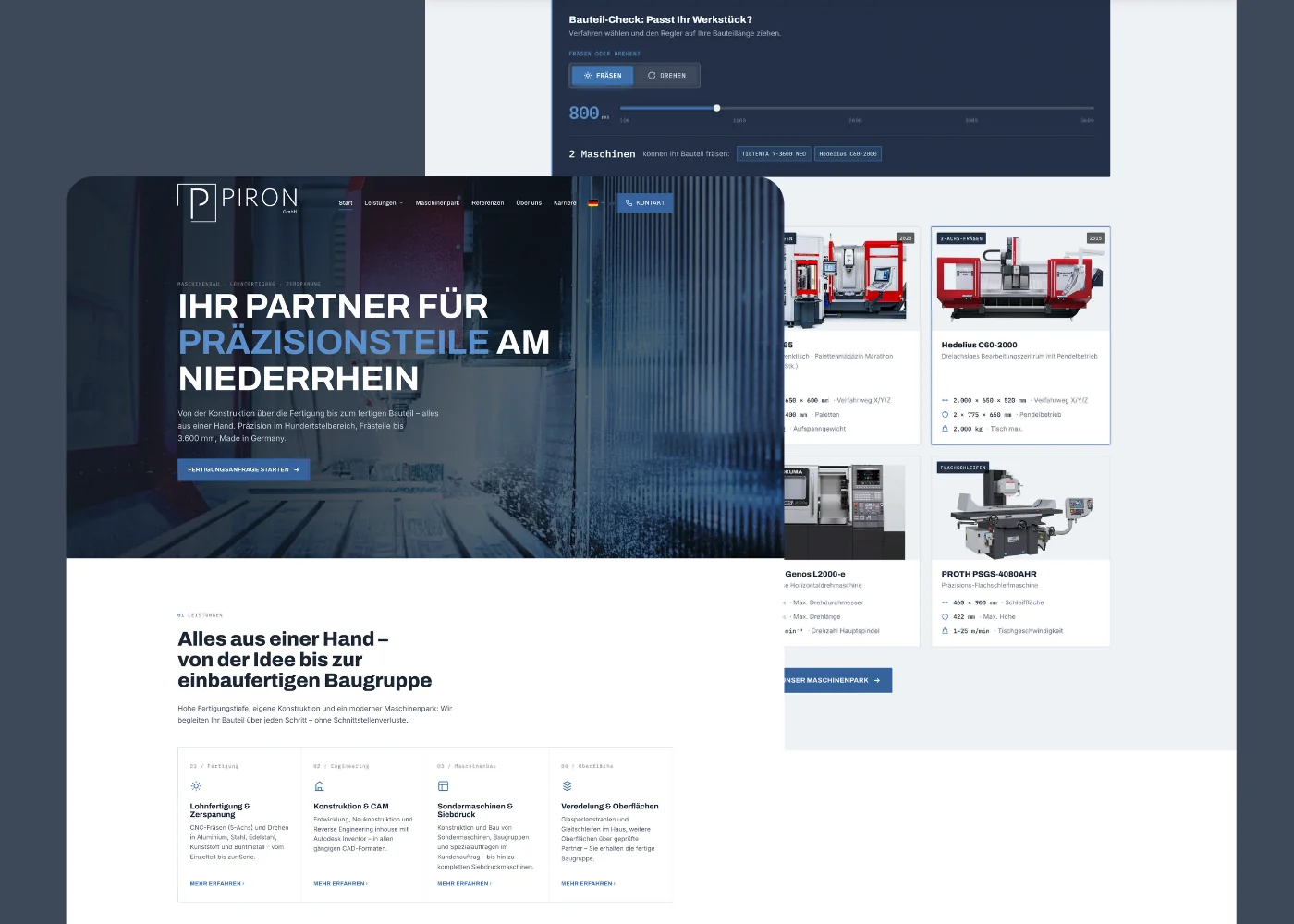 Piron GmbH Website
