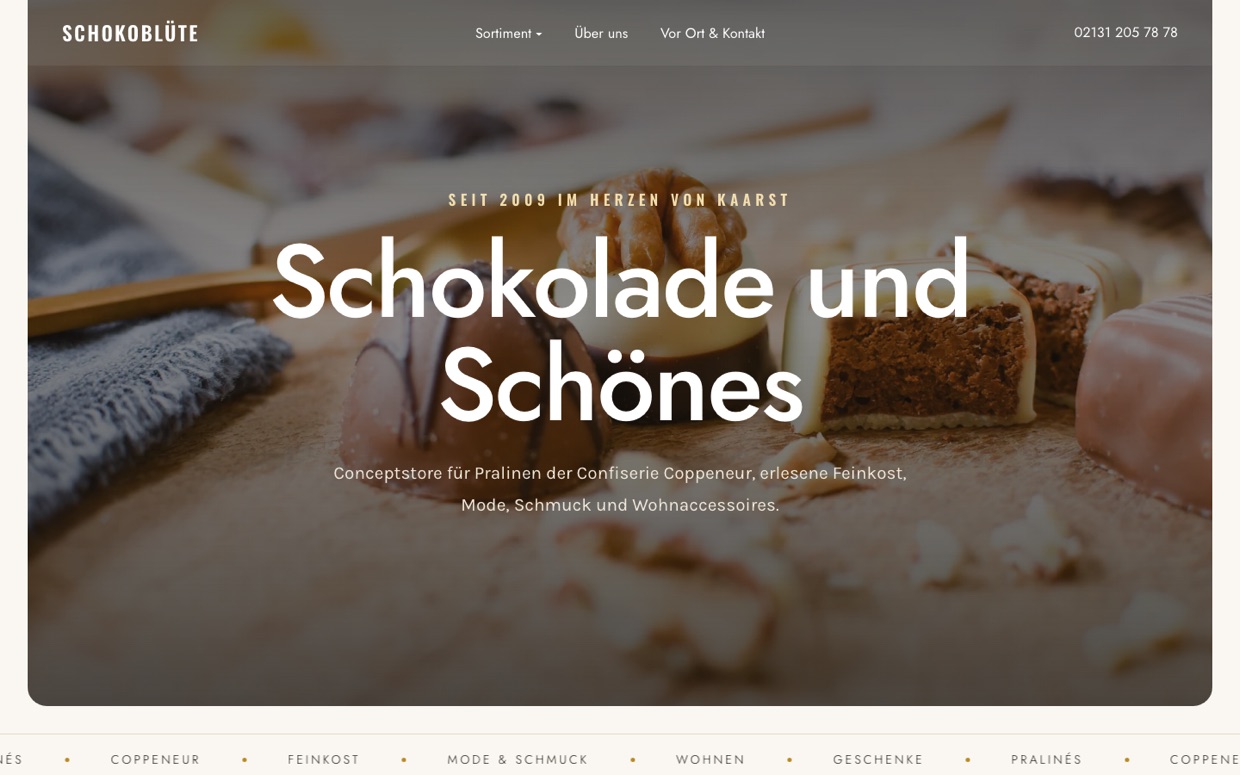 Schokoblüte