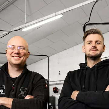 Philip Werner und Martin Gladysz